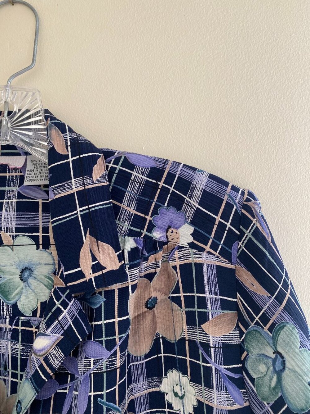 Vintage Floral Blouse